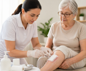 Cuidados com Feridas Expostas em Idosos: Orientações Essenciais para Cuidadores e Familiares