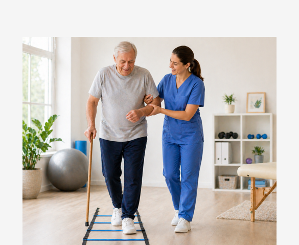 Leia mais sobre o artigo A Importância da Fisioterapia para Idosos com Dificuldade de Andar